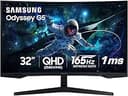SAMSUNG 32" Odyssey G55C Series QHD 1000R Curved Gaming Monitor, 1ms(MPRT), HDR10, 165Hz, AMD Radeon FreeSync, Eye Care, Glare Free, Sharp Resoluti...
