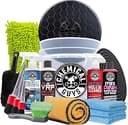 Chemical Guys Car Detailing Kit, Car Cleaning Kit with Total Interior Cleaner & Protectant, Sprayable Wheel Cleaner, Car Wash Soap, Bucket, Brushes...