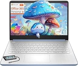 HP Essential Laptop Computer for Student Daily Study, Microsoft Office 365, Intel N150, 4GB RAM, 128GB Storage, Long Battery Life & Fast Charging, ...