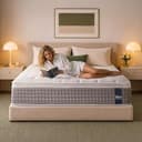 Queen Size Mattress 12 Inches Medium Firm Hybrid, Undisturbed Sleep | Breathable hybrid comfort with responsive support, motion isolation, reinforc...