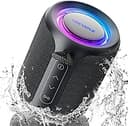 Bluetooth Speaker Wireless,IP67 Waterproof & Dustproof Portable Speaker with Lights,15W Loud Stereo Sound, 2500mAh Battery All Day Playtime, TWS Pa...