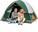 HealSmart Tent for Camping 2/4/6/8 Person with Rainfly, Camping Tent Waterproof Windproof Dome Tent Quick Installation, Backpacking Tents for Adventure, Family Outdoor, Backyard, Hiking