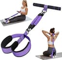 Upgrade Pedal Resistance Band with Handle, Adjustable Tube Foot Pedal Device Puller Exercise Bands, for Abs Arm Leg Waist Workout, Core Pilates, Si...