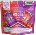 Nature's Garden Probiotic Yoggies Multi Pack, 21oz (Strawberry 15x0.7 oz + Mixed Berry 15x0.7 oz) Yogurt Covered Healthy Snack, High Fiber, Real Fruit Pieces, No Artificial Ingredients, for Adults