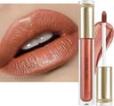 Metallic Liquid Lipstick Brown – High Pigment Long-Lasting Waterproof Metallic Lip Color, Smudge-Proof, Non-Sticky, Bold Lip Gloss for Parties & St...