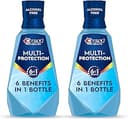 Crest Pro-Health Advanced Mouthwash, Alcohol Free, Multi-Protection, Fresh Mint, 1 L (33.8 fl oz), Pack of 2, Blue
