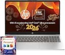 HP 15.6" Laptop with Microsoft 365-1.1TB Storage - 8GB Memory - Intel Inside | Anti-Glare Display, 128GB SSD and 1TB Cloud Storage, 4-Cores CPU, Fa...