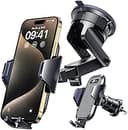 [True Military-Grade] Car Phone Holder VANMASS [Upgraded Strongest Suction&Clip] Cell Phone Mount for Dashboard Windshield Vent Wall,Truck Cradle S...