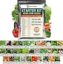 Open Seed Vault |15,000 Heirloom Seeds | 32 Seed Types | Survival Seeds | 2026 Season | Non GMO Vegetable and Fruit Seeds | Planting Outdoor & Indoor Garden