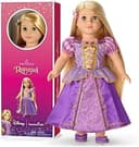 American Girl, Disney, Rapunzel, 18-inch Doll, Long Golden-Blonde Hair, Blue-Green Eyes, Includes Hair Clip, Ages 6+
