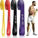 Resistance Bands for Working Out, 4-Level Pull Up Assistance Bands, Exercise Bands for Women & Men, Stretch Workout Bands for Full-Body Training, F...