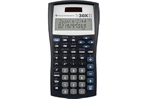 TI-30XIIS Scientific Calculator Texas Instruments, Black | Solar and battery powered, Two-line display, Fraction features, One- and two-variable st...