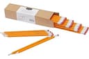 Amazon Basics Wood-Cased #2 HB School Pencils with Erasers for Writing and Drawing, Pre-sharpened, Soft Strong Lead, Orange, 30 Count