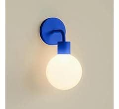 Poplight Wireless Wall Sconce (Shark Tank) Rechargeable & Dimmable LED Light w/App Control & Damage-Free Install, Moveable Modern Ambient Lighting ...