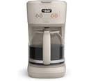 BELLA 12 Cup Programmable Coffee Marker, Reusable Dishwasher Safe Accessories, Easy LCD diaply, Auto Shutoff, 900 watt, Oatmilk