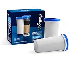 Culligan with ZeroWater Technology Replacement Filter 2-Pack, 5-Stage Advanced Water Filter – IAPMO Certified to Reduce Lead, Total PFAS (Forever C...