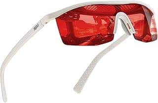 TIJN Sleep Glasses for Blue Green Light Blocking,Red Lens with Dual AR Coating,Red Light Glasses for Computer Gaming