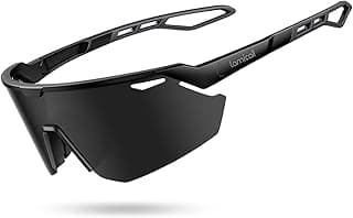 Lamicall 24g Polarized Sports Sunglasses for Men Women - UV400 Protection Sun Glasses for Baseball Running Cycling Fishing