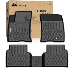 Nilight TPE Floor Mats for Lincoln Corsair (Gas Model) 2020 2021 2022 2023 2024 2025 All Weather Custom Fit Heavy Duty Floor Liners