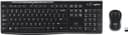 Logitech MK270 Wireless Keyboard and Mouse Combo for Windows, 2.4 GHz, 8 Multimedia Keys, PC, Laptop, Wireless Keyboard Compact Mouse Combo - Black