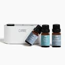 CE CRAFT Waterless Travel Diffuser Gift Set - Rechargeable Diffuser for Aromatherapy - Includes 3 Fragrance Oils - Fragrance Dispenser for Office a...