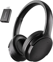 Wireless Headphones for TV Watching, Over Ear TV Headphones Wireless with USB Transmitter, Plug & Play, No Audio Delay, Louder and Clearer for Seni...