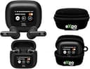JBL Live Beam 3 True Wireless Noise Cancelling Earbuds (Black) with Expo Gear Weather-Resistant Protective Hard-Shell Case
