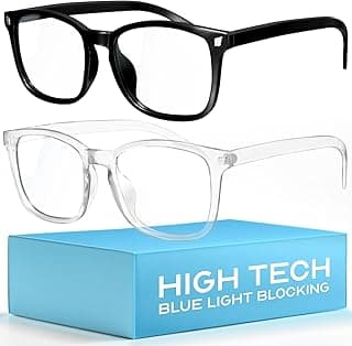 livho High Tech Blue Light Glasses - Advanced Blue Light Blocking Computer Glasses - Screen Fatigue & UV Protection