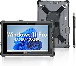 Rugged Tablet M20A, 12.2 inch Windows 11 Pro Tablet, 16GB+128GB, Core i5-1235U, IP65 Waterproof, Double Batteries, Industrial Outdoor Work PC w/ 8M...