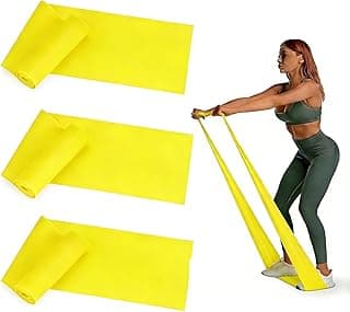 Resistance Bands Long Non-Latex Elastic Stretch Bands Work Out Band for Working Out Women or Men, Exercise Bands Set Yoga, Pilates, Gym,