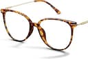 Gaoye Blue Light Blocking Glasses - Trending Round TR90 Frames, Metal Arms, UV400 Protection - Matching Soft Case