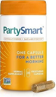 Himalaya PartySmart, One Capsule for a Better Morning, Plant-Based Liver Support for a Better Morning After Drinking, Clinically Studied, Non-GMO P...