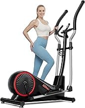 Elliptical Machine, Elliptical Exercise Machine for Home with Hyper-Quiet Magnetic Driving System, Elliptical Trainer with 15.5IN Stride, 350LBS Lo...