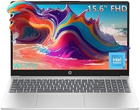 HP Pavilion 15.6 Laptop Computer for Daily Work & Student Home Study, Lifetime Office 365, Intel N100, 16GB RAM, 512GB SSD, Fast Charging, Long Bat...
