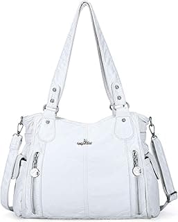 Handbags for Womens Top-Handle Hobo Purse Roomy Casual Shoulder Bags PU Tote Satchel Purse for Women