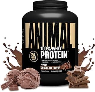 Animal 100% Whey Protein Powder – Whey Blend for Pre Workout or Post Workout, Recovery, or an Anytime Low Sugar Protein Boost Meal Replacement with...