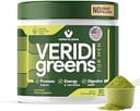 Veridi Greens for Men 40+ – Superfood Powder with Saw Palmetto 200mg & Spirulina – Daily Prostate Health, Urinary Flow & Energy Support – USA Made, Third-Party Tested – Green Tea Flavor, 30 Servings