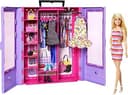Fashionistas Ultimate Closet Portable Fashion Toy with Doll, Clothing, Accessories and Hangers, Gift for 3 Years Old and Up