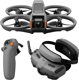 DJI Avata 2 Fly More Combo (1 Battery), FPV Drones with Camera for Adults 4K, Immersive Experience, Built-in Propeller Guard, Easy Flip/Roll, FAA R...