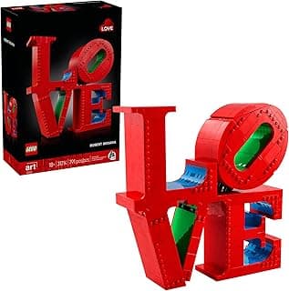 Art Love Collectible Building Set - DIY Kit for Adults, Ages 18+ - Gift for Valentines Day - Home Decor to Display on Table - 31214