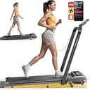 Walking Pad Treadmill with Incline, 2 in 1 Foldable Treadmills for Home Small Office, 300lbs Portable Compact Under Desk Treadmill with App, Remote...