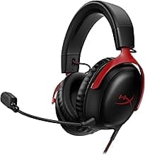 HyperX Cloud III – Wired Gaming Headset, PC, PS5, Xbox Series X|S, Angled 53mm Drivers, DTS Spatial Audio, Memory Foam, Durable Frame, Ultra-Clear ...