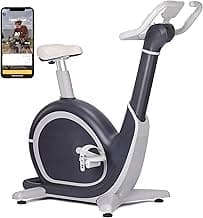 Magnetic Exercise Bike for Home, Electric Lifting Smart Fitness Bike with 350 Lbs Capacity, APP Connectivity & Ultra-Quiet Drive, Indoor Cycling Bi...