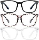 hunsquer Blue Light Glasses for Woman/Men Computer Blue Light Glasses