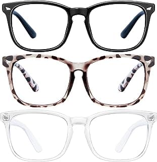 hunsquer Blue Light Glasses for Woman/Men Computer Blue Light Glasses