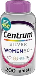 Centrum Silver Women's Multivitamin for Women 50 Plus, Multivitamin/Multimineral Supplement with Vitamin D3, B Vitamins, Non-GMO Ingredients, Suppo...