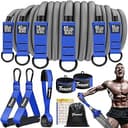 WOQQW Heavy Resistance Bands for Working Out, 350lbs/450lbs Exercise Bands with Handles, Workout Bands Set for Men, Fitness Weight Bands for Muscle...