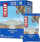 CLIF BAR - Energy Protein Bars - Chocolate Chip - Made with Organic Oats - Energy Bars - Non-GMO - (15 Pack)
