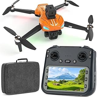 GPS Drone with 4K Camera for Adults, 4.5" Remote Control Screen, Auto Return, Auto Obstacle Avoidance, 22 Min Flight, Foldable FPV RC Quadcopter wi...
