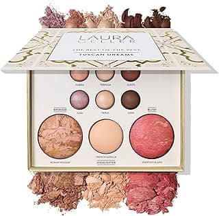 LAURA GELLER NEW YORK The Best of the Best Baked Palette - Tuscan Dreams - Full Size - Includes Bronzer, Blush, Highlighter and 6 Eyeshadows - Trav...